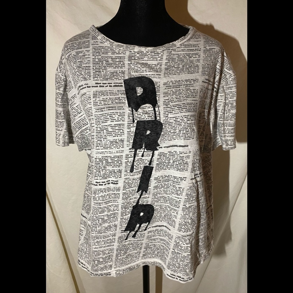 DRIP unisex newspaper shirt